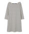 Robe marinière femme en jersey lourd beige COQUILLE/blau SMOKING