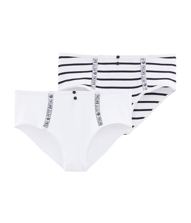 2er Set damenh&ouml;schen mit hoher taille vielfarbig