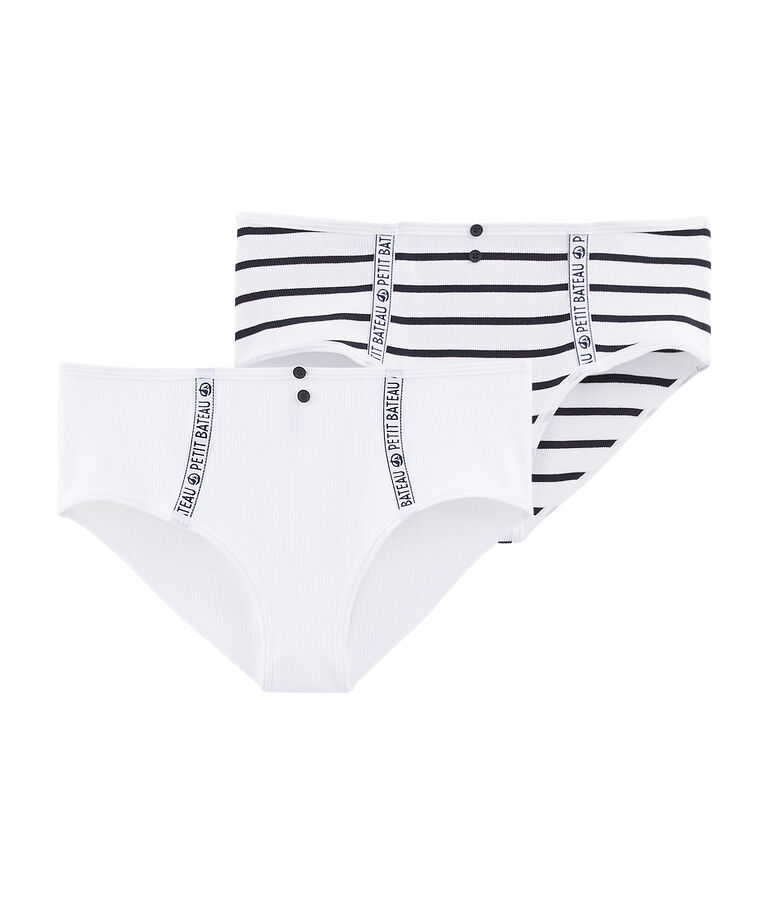 2er Set damenh&ouml;schen mit hoher taille vielfarbig