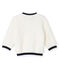 Unisex-Baby-Cardigan aus Sherpa in Schaffelloptik weiss MARSHMALLOW