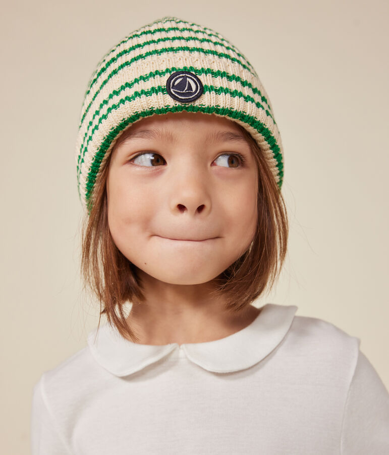 Lang&auml;rmeliges Kinder-T-Shirt aus Baumwolle f&uuml;r M&auml;dchen weiss