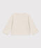 Baby-Cardigan aus dickem, einfarbigem Jersey beige MONTELIMAR CHINE