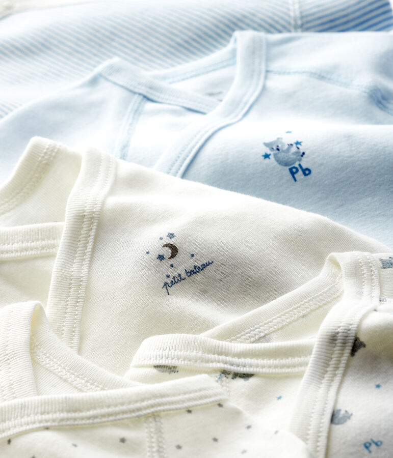 Set mit f&uuml;nf lang&auml;rmeligen Bodys f&uuml;r Neugeborene vielfarbig