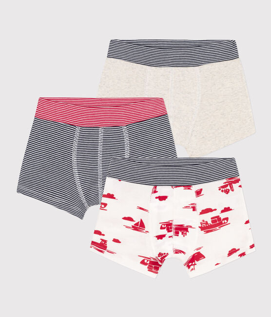 3er-Set „Le Havre“-Boxershorts aus Baumwolle für Jungen variante 1