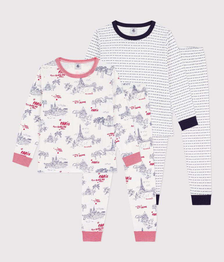 Set Kinder-Pyjamas aus bedruckter Baumwolle variante 1