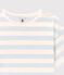 Damen-T-Shirt Das Boxy aus Baumwolle PLEINAIR/ MARSHMALLOW