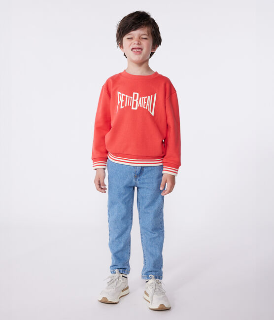 Kinder Unisex-Sweatshirt aus bedruckter Baumwolle SPI