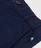 Kinder-Bermudashorts aus einfarbiger Baumwolle blau MEDIEVAL