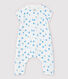 Langer Baby-Overall aus Bio-Baumwoll-Windelstoff mit Boot-Motiv