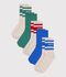 5er-Set Kinder-Socken aus Baumwolle mit Sportmotiv vielfarbig