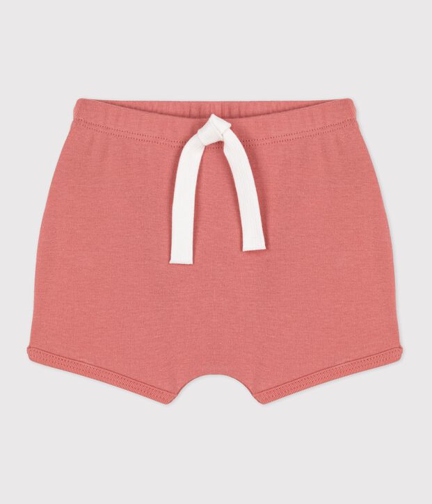 Baby-Shorts aus Bio-Baumwolle. rosa