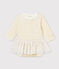 Baby MädchenBodykleid weiss MARSHMALLOW/gelb DORE