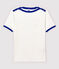 Damen-T-Shirt aus Baumwolle weiss MARSHMALLOW/blau SURF