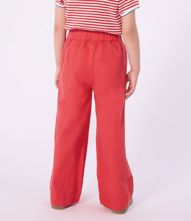 Kinder-Hose aus Denim rot