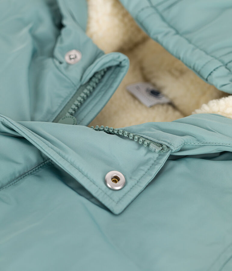 Baby-Parka aus Polyester gr&uuml;n