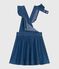 Kinder-Latzkleid aus Denim blau DENIM MOYEN