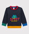 Baby-Sweatshirt aus Molton. blau SMOKING