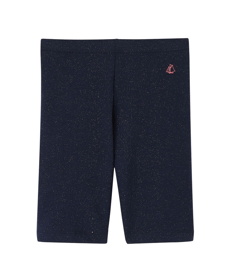 Kinder-Radhose f&uuml;r M&auml;dchen blau/gelb