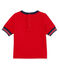 Kurzärmeliges gemustertes baby-t-shirt jungen rot TERKUIT