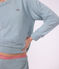 Damen-Pyjama aus einfarbigem Baumwoll-Frottee SEDUMBLUE