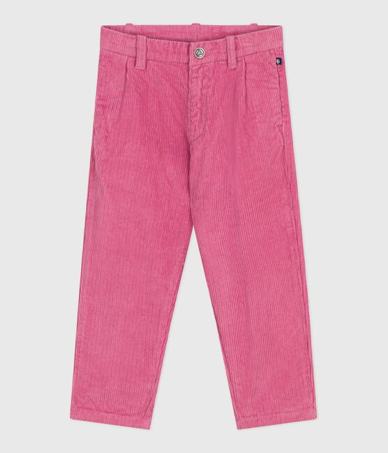 Kinder-Hose aus einfarbigem Fein-Cord BOUDOIR