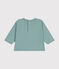 Langärmeliges Baby T-Shirt aus feinem Jersey grün PAUL