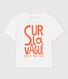 Kurzärmeliges Baby-T-Shirt aus Baumwolle mit Motiv