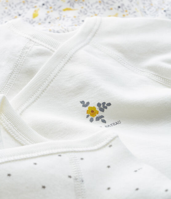 3er-Set langärmlige Baby-Bodys für Mädchen variante 1
