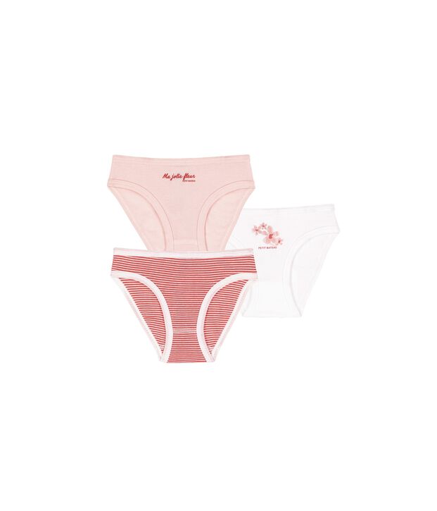 Lot de 3 culottes en coton vielfarbig
