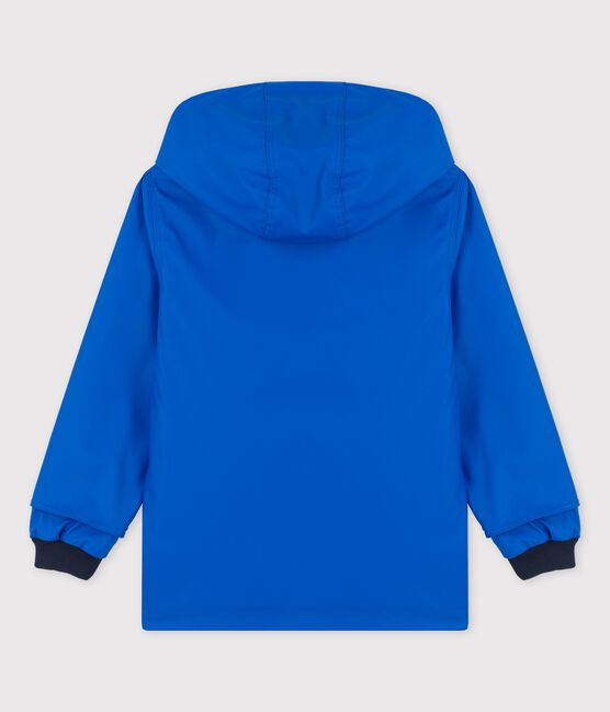 KLASSISCHE KINDER-REGENJACKE AUS RECYCELTEM MATERIAL blau DELFT