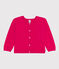 Kinder-Cardigan aus Baumwolle für Mädchen rosa DELHI