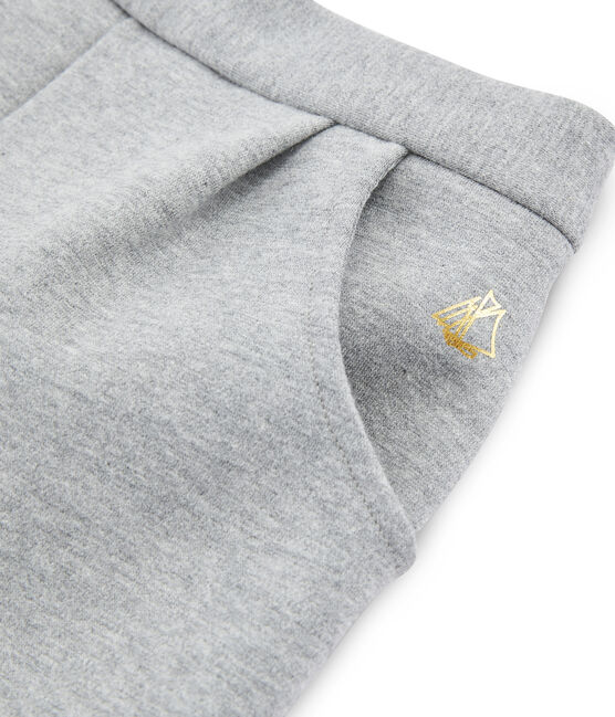 Kinder-Short Mädchen grau SUBWAY CHINE