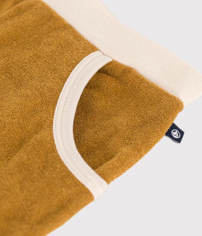 Kinder-Shorts aus Frottee f&uuml;r M&auml;dchen gelb ISTRE