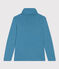 Kinder-Rollkragenshirt aus Baumwolle blau POLOCHON