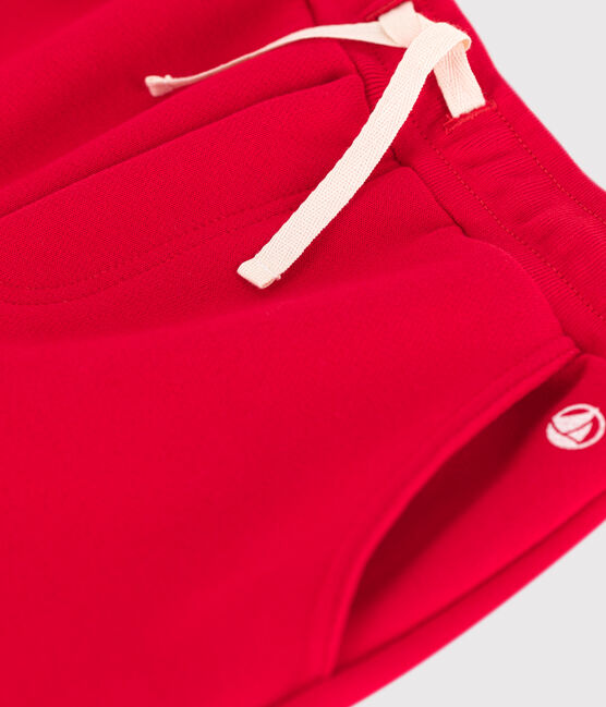 Kinder-Jogginghose aus Molton für Jungen rot PEPS