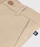 Kinder-Bermudashorts aus einfarbiger Baumwolle beige SANDER