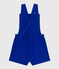 Kurze Latzhose Kinder/Mädchen blau SURF