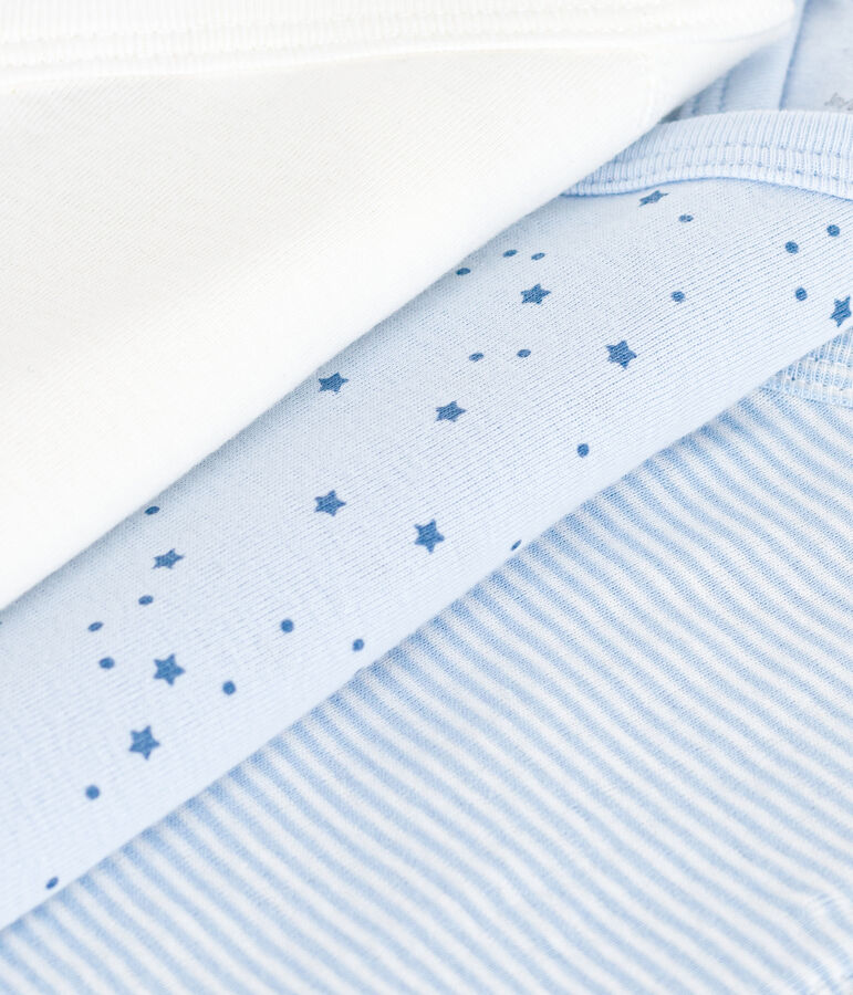 Set lang&auml;rmeliger Wickelbodys aus bedruckter Baumwolle vielfarbig