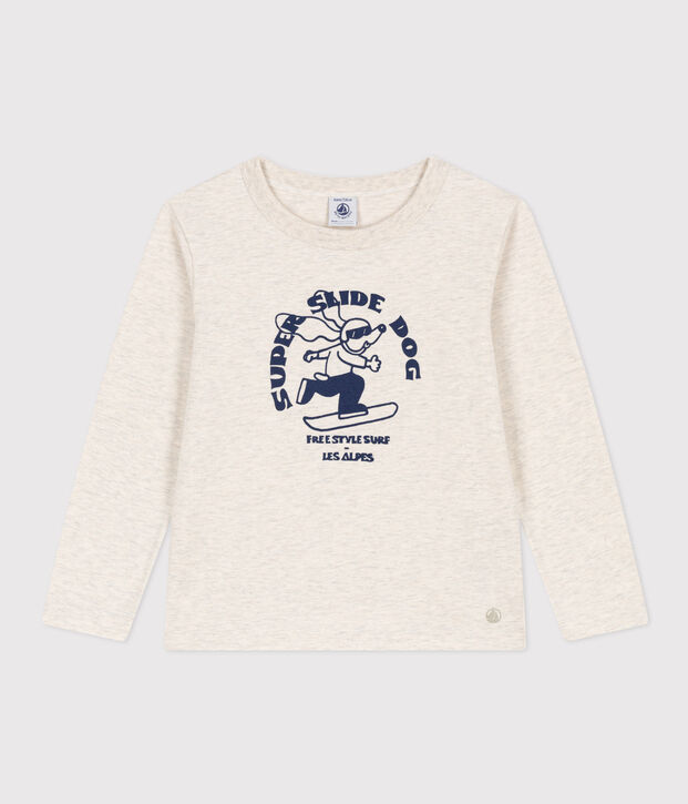 Lang&auml;rmeliges T-Shirt aus Baumwolle f&uuml;r Kinder M&auml;dchen/Jungen MONTELIMAR CHINE