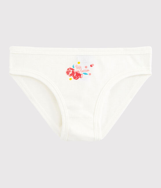 Baumwollhöschen für kleine Mädchen weiss MARSHMALLOW