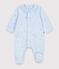 Strampler aus Doppeljersey mit Sternmotiv blau/vielfarbig