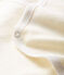 Langärmliger Baby-Body aus Wolle und Baumwolle weiss MARSHMALLOW CN