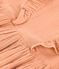 Kurzärmeliges Kleid aus unifarbener Baumwollgaze  für Kinder/Mädchen rosa SIENNA
