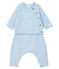 2-teiliges Baby-Set aus Baumwolle, Merinowolle und Polyester blau TOUDOU