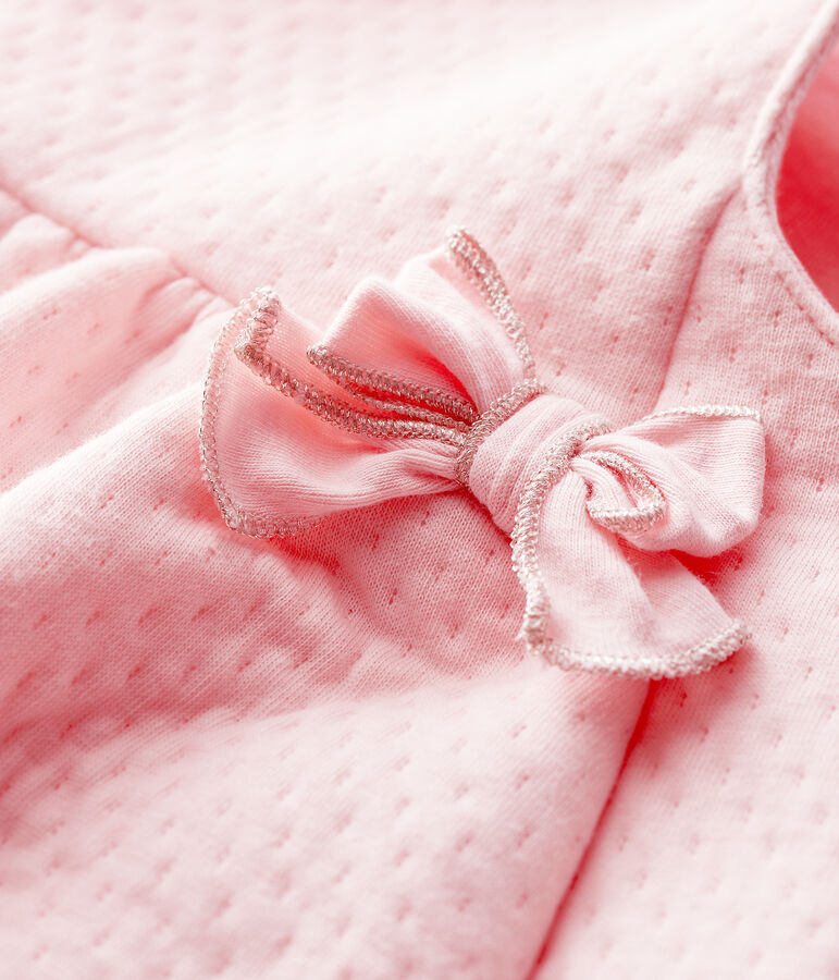 &Auml;rmelloses Baby-Kleid f&uuml;r M&auml;dchen rosa MINOIS
