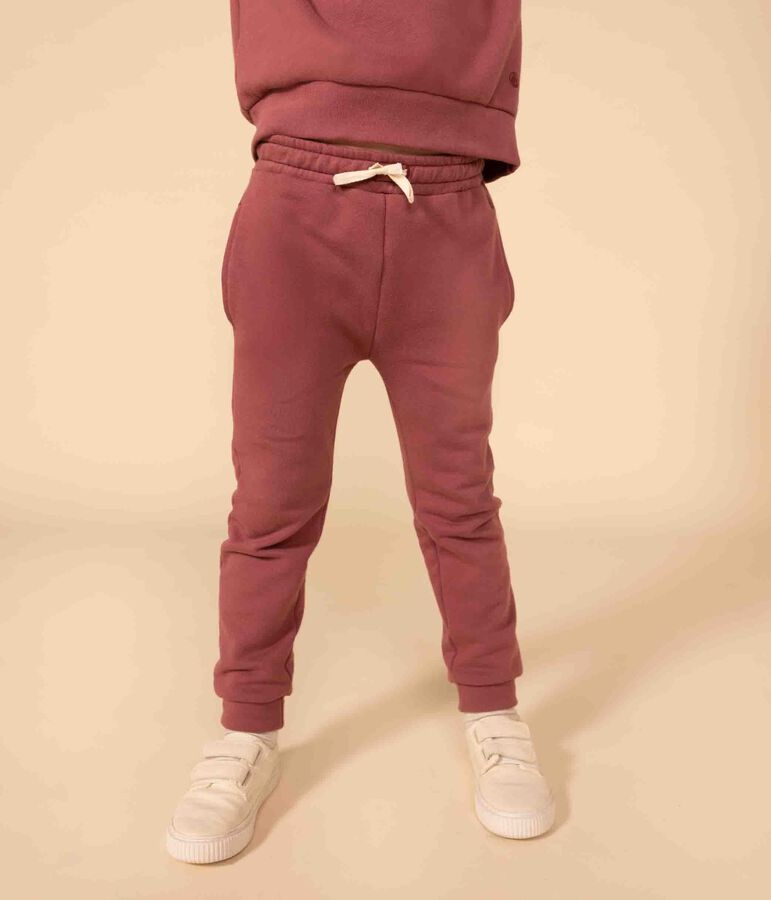 Kinder-Jogginghose aus Molton f&uuml;r M&auml;dchen braun