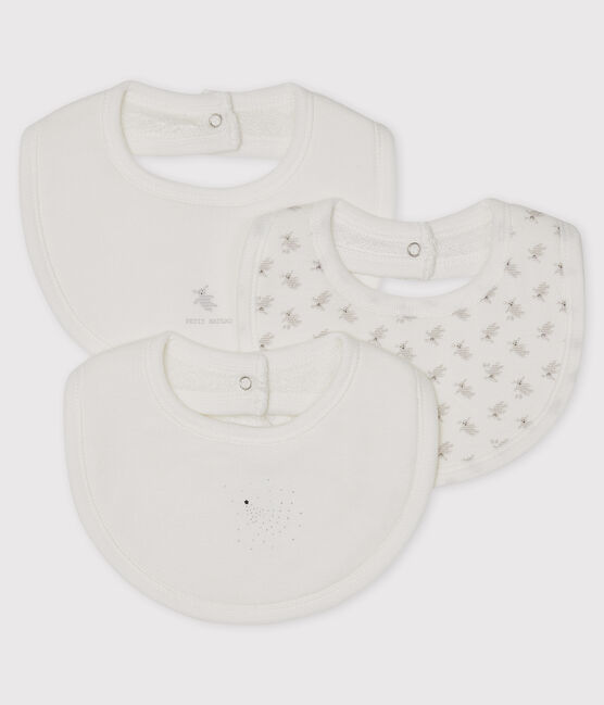 3er-Set Baby-Lätzchen aus Rippstrick variante 1