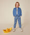 Langärmelige Bluse aus Denim für Mädchen blau DENIM CLAIR