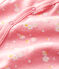 Baby-Strampler aus Baumwolle mit Kirschblüten-Motiv für Mädchen rosa GRETEL/weiss MULTICO