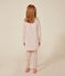 Kinder-Nachthemd aus Nicki. rosa SALINE/weiss MULTICO